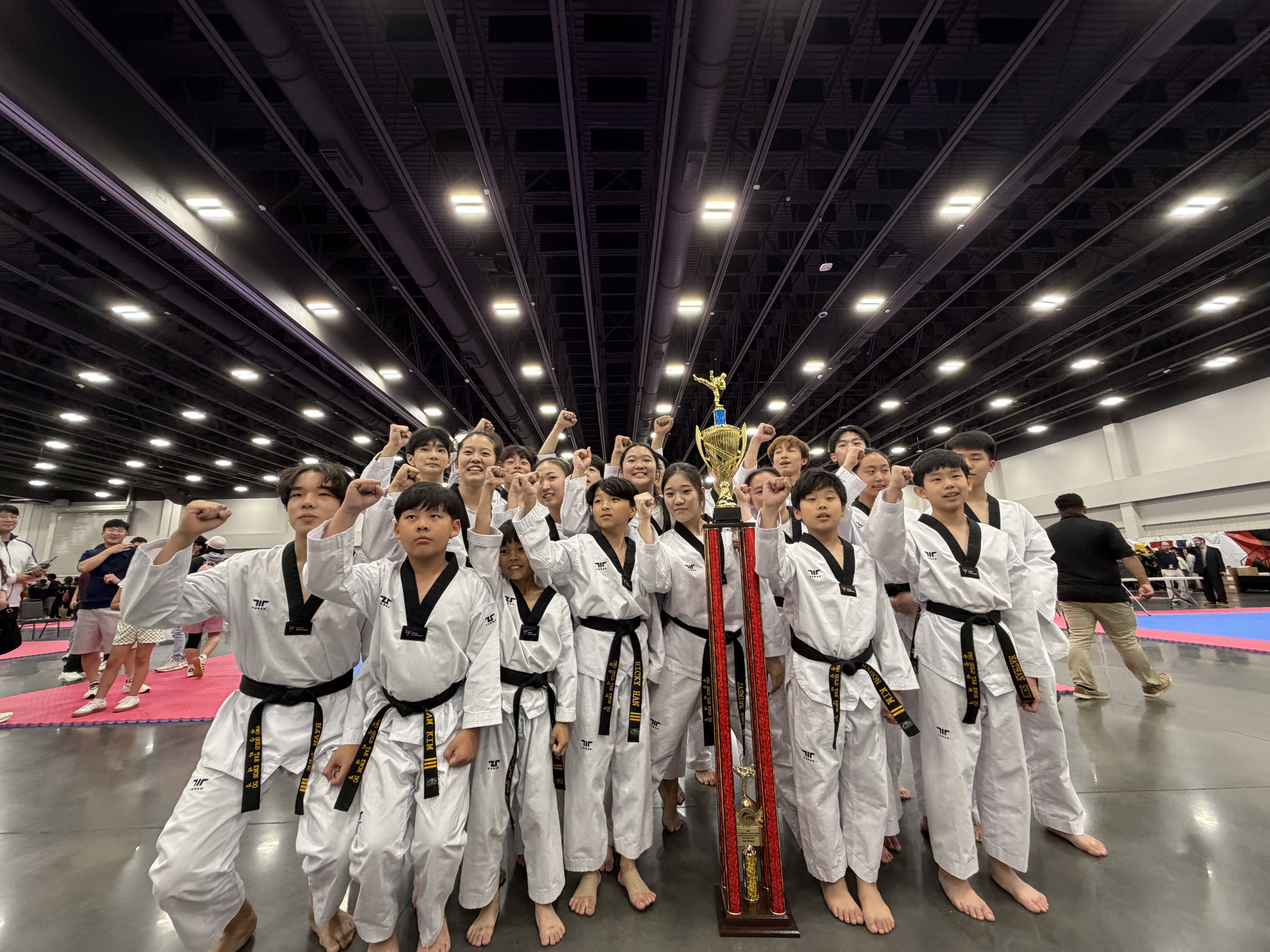 Demo Team competing at regional championships
